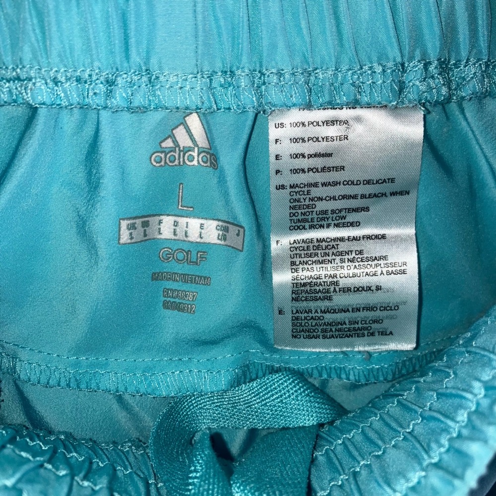 Adidas Shorts Women Large High Rise Elastic Waist Running Golf Tennis‎ Athletic - Picture 8 of 8